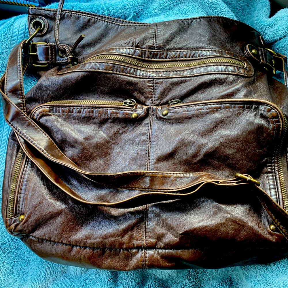 Coffee brown Mossimo cross body bag